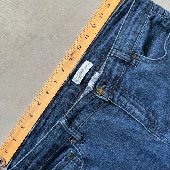 🔥 4 for $20 DEAL 🔥Jaclyn Smith Dark Wash Bootcut Jeans Size 8 - Picture 4 of 7